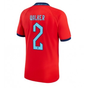 Maillot de foot Angleterre Kyle Walker #2 Extérieur Monde 2022 Manches Courte